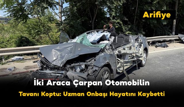 Önce Arızalı Tıra Sonra Emniyet Şeridindeki Araca Çarptı!