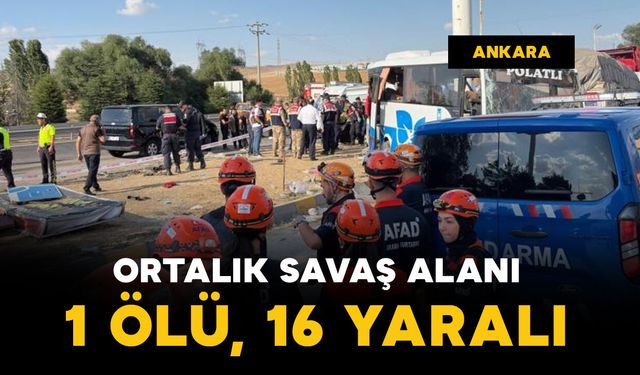 Ortalık savaş alanı: 1 ölü, 16 yaralı