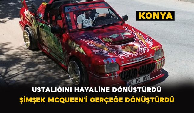 Ustalığını Hayaline Dönüştürdü: Şimşek McQueen’i Gerçeğe Dönüştürdü