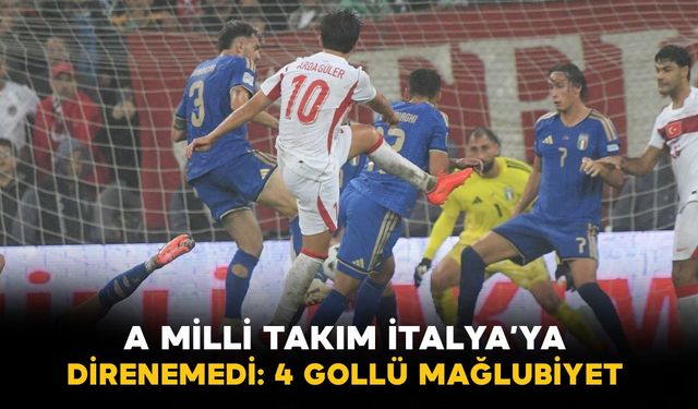 A Milli Takım, İtalya'ya direnemedi