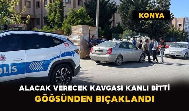 Alacak Verecek Kavgası Kanlı Bitti: Göğsünden Bıçaklandı