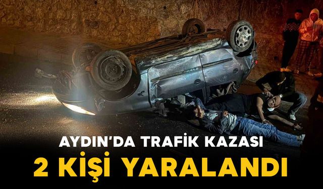 Aydın'da trafik kazası: 2 yaralı