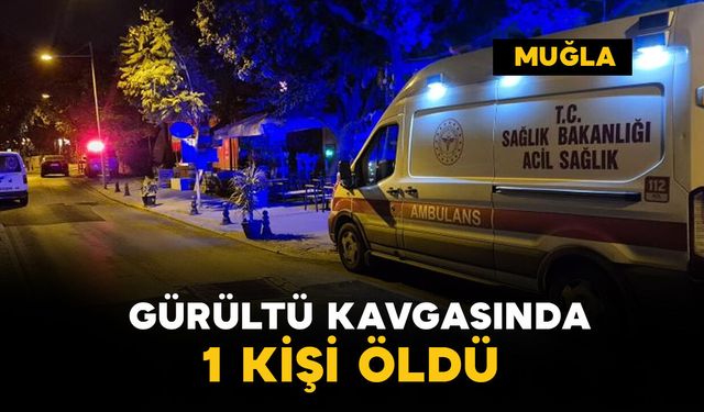 Bodrum'da gürültü kavgasında 1 kişi öldü