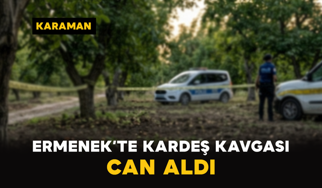 Ermenek’te kardeş kavgası can aldı