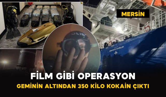 Film Gibi Operasyon: Geminin Altından 350 Kilo Kokain Çıktı