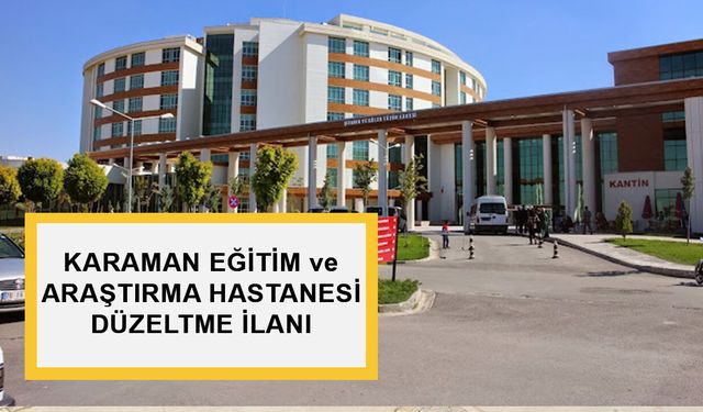 DÜZELTME İLANI