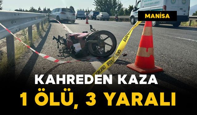 Kahreden kaza: 1 ölü, 3 yaralı