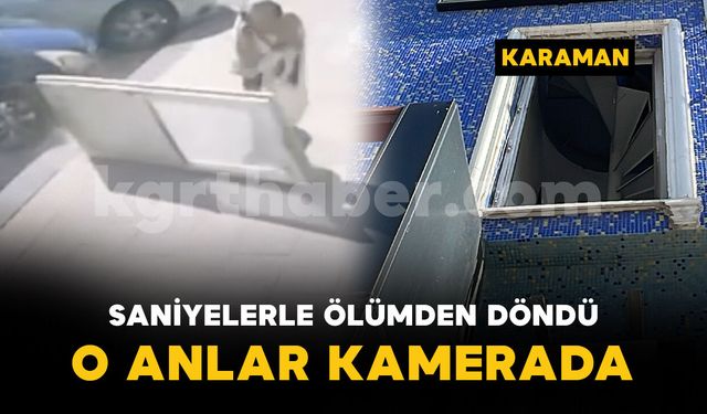 Kaldırımda yürüyen kadın saniyelerle ölümden döndü: O anlar kamerada