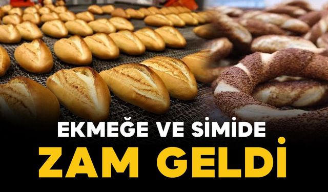 Karaman'da ekmek ve simit fiyatlarına zam geldi: 1 Ekim'de yürürlüğe giriyor