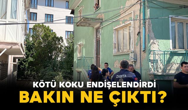 Kötü koku' ihbarı ekipleri alarma geçirdi, gerçek bambaşka çıktı