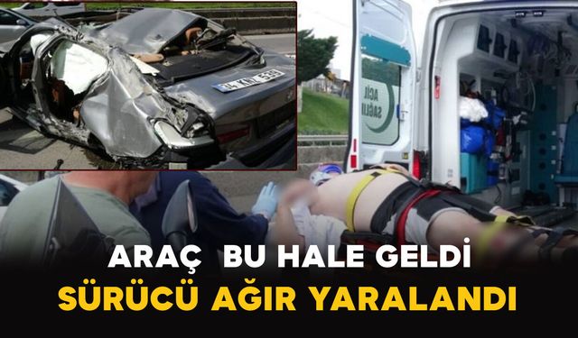 Sancaktepe’de BMW Takla Attı! 1 Ağır Yaralı