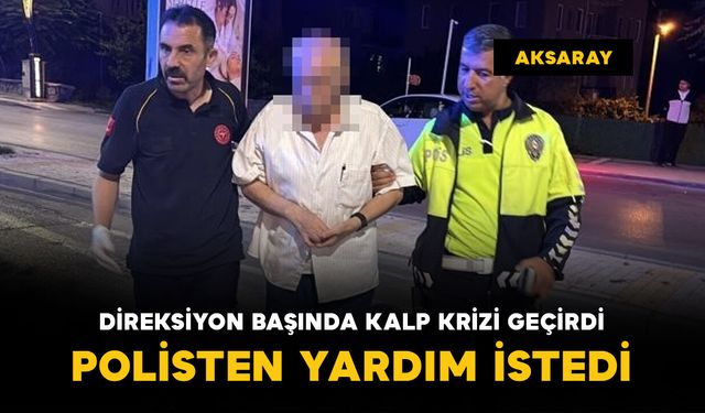 Yardımına polis memuru yetişti