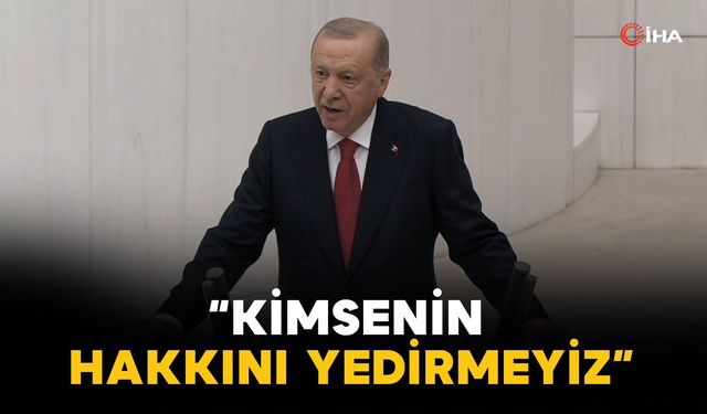 Cumhurbaşkanı Erdoğan'dan 'fon' açıklaması: ''Kimsenin hakkını yedirmeyiz''