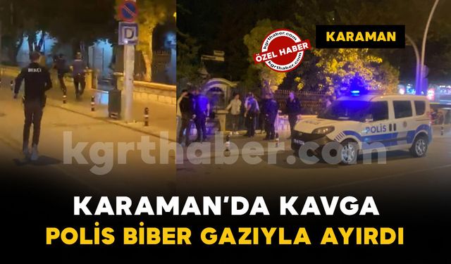 İsmet Paşa Caddesi'nde hareketli dakikalar: Biber gazıyla müdahale edildi
