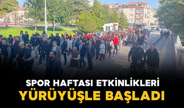 Karaman’da Amatör Spor Haftası etkinlikleri kortej yürüyüşüyle başladı