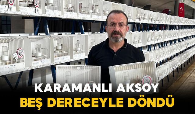 Karamanlı Yılmaz Aksoy Bursa’dan 5 Dereceyle Döndü!