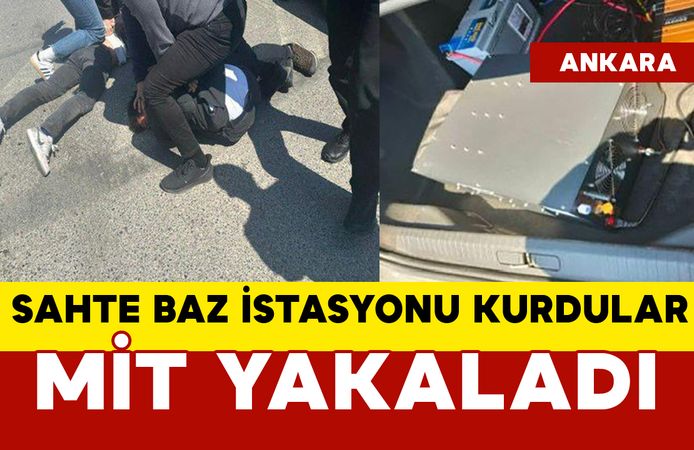 MİT sahte baz istasyonu kuranları suçüstü yakaladı