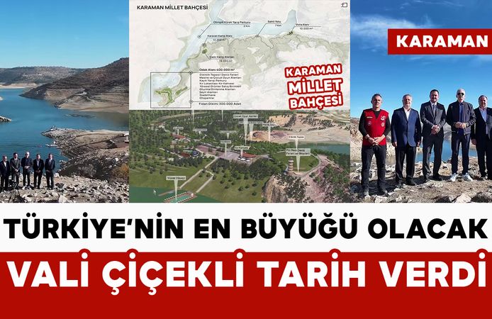 Türkiye’nin En Büyük Millet Bahçesi İçin Vali Çiçekli Tarih Verdi