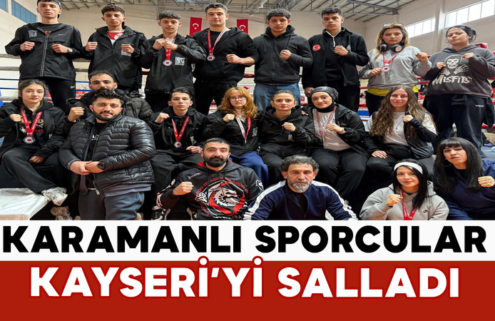 Karamanlı Sporcular Kayseri’yi Salladı
