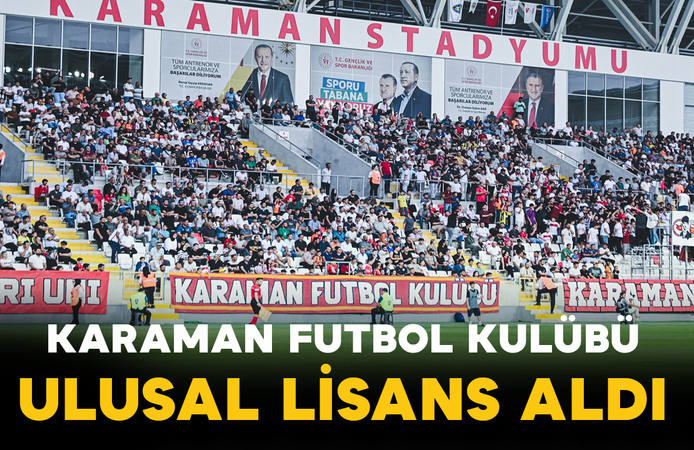 Karaman Futbol Kulübü Ulusal Lisans Aldı