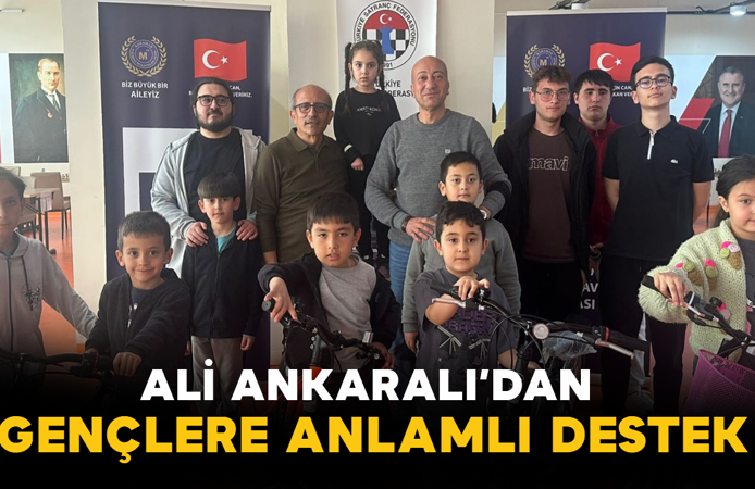 Ali Ankaralı’dan Gençlere Anlamlı Destek