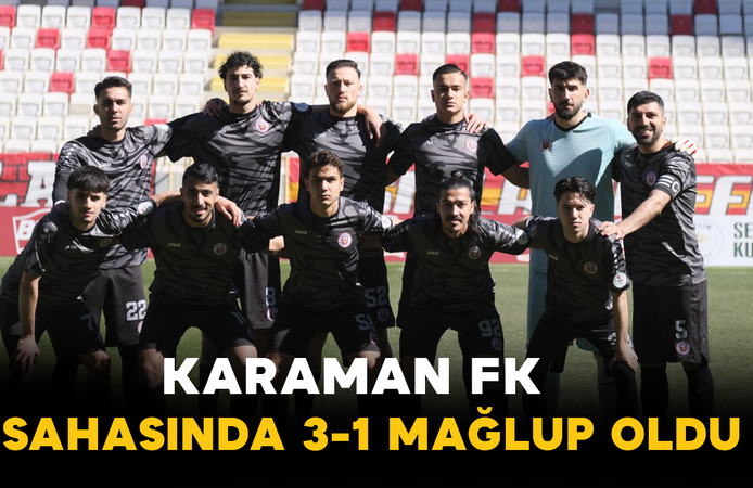 Karaman FK Sahasında Şanlıurfaspor’a 3-1 Mağlup Oldu