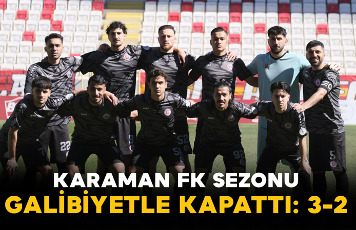 Karaman FK Sezonu Galibiyetle Kapattı: 3-2