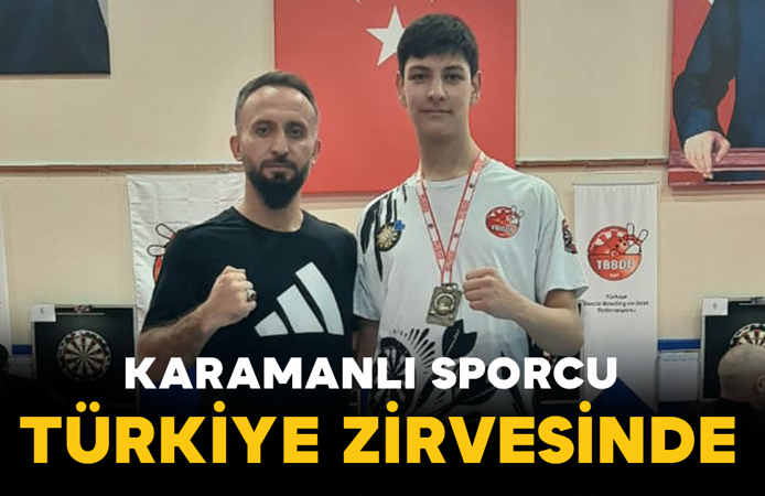 Karaman’a Dartta Altın Madalya