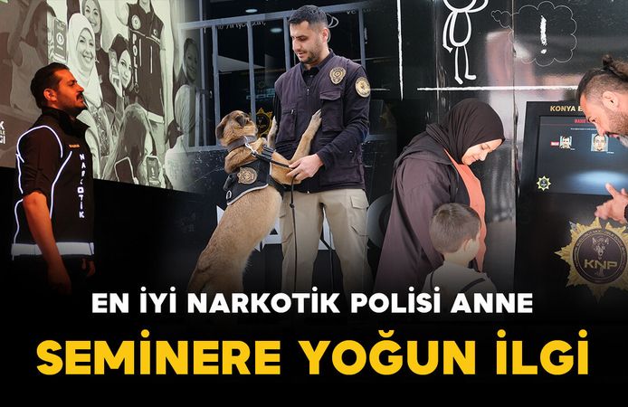 Karaman’da “En İyi Narkotik Polisi: Anne” Seminerine yoğun ilgi