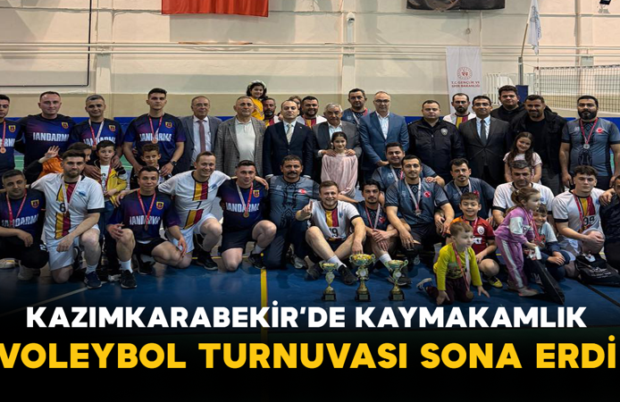 Kazımkarabekir’de Kaymakamlık Voleybol Turnuvası Sona Erdi