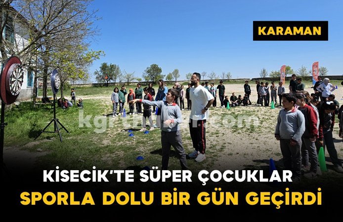 Kisecik’te “Süper Çocuklar” Pistte Coştu: Sporla Dolu Bir Gün Yaşandı