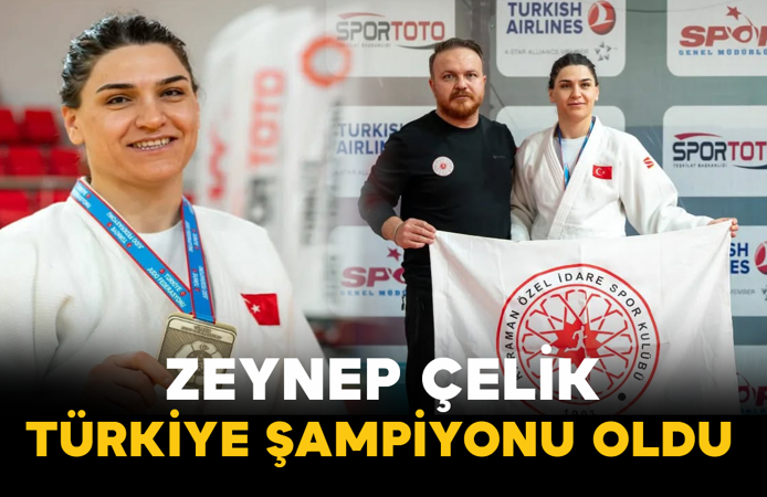 Zeynep Çelik Türkiye Şampiyonu Oldu