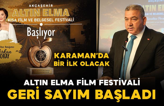 Akçaşehir’de "Altın Elma Film Festivali" için geri sayım başladı: Onur konuğu Türkan Şoray