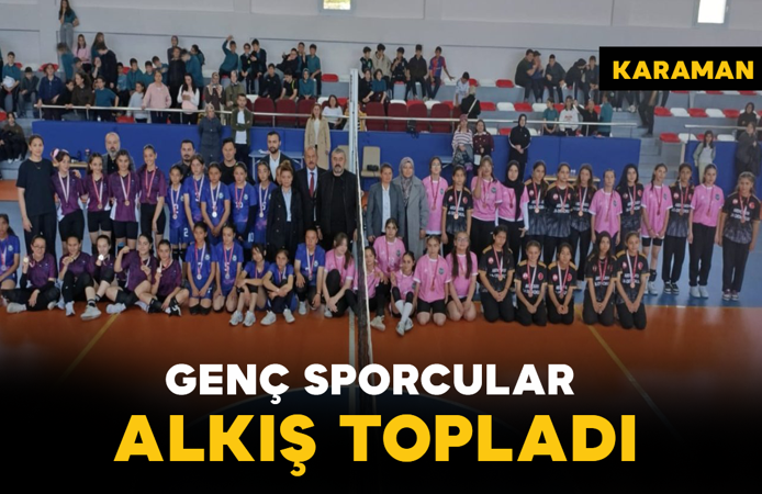 Ermenek’te Genç Sporcular Alkış Topladı