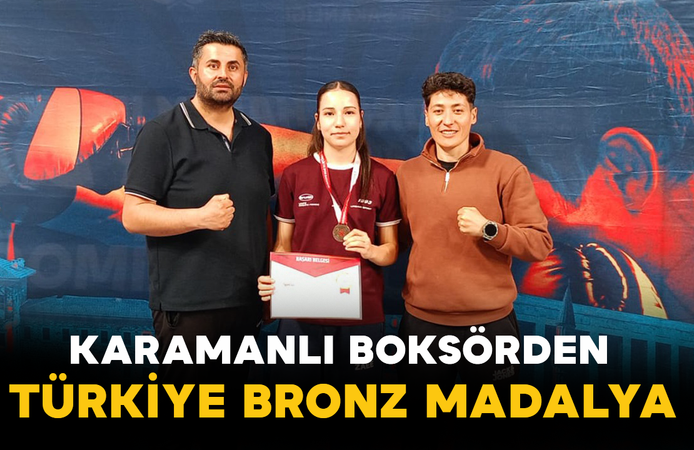 Karamanlı Boksörden Türkiye Bronz Madalya