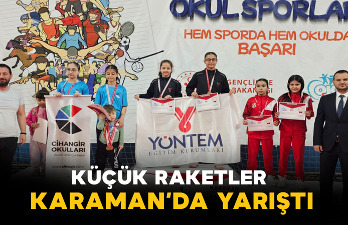 Küçük Raketler Karaman’da Yarıştı