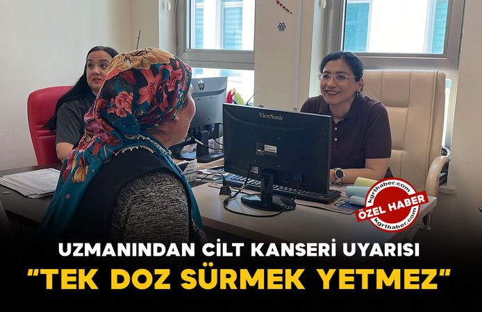 Uzmanından cilt kanseri uyarısı: "Güneş koruyucuyu tek doz sürmek yetmez"