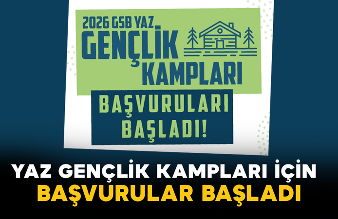2026 Yaz Gençlik Kampları İçin Başvurular Başladı