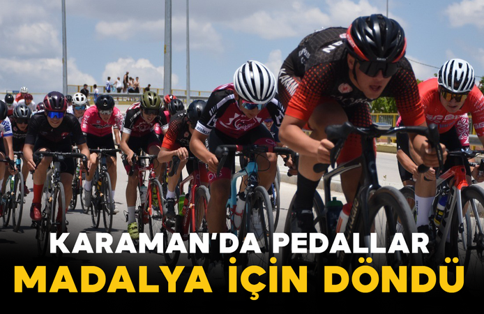 Karaman’da Pedallar Madalya İçin Döndü