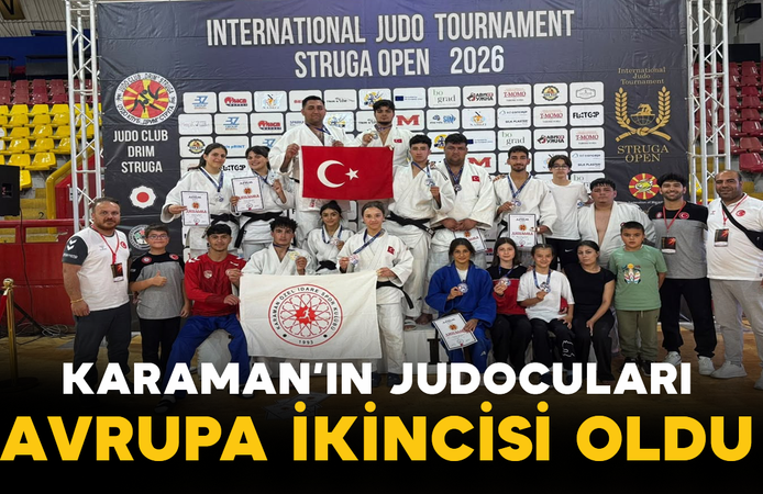Karaman’ın Judocuları Avrupa İkincisi Oldu
