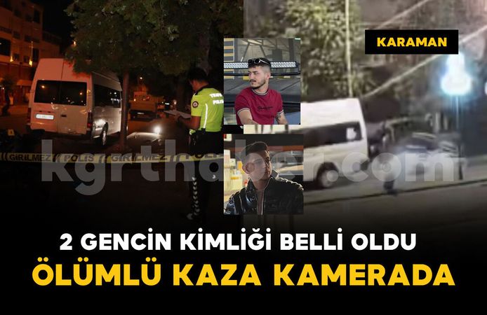 2 gencin öldüğü feci motosiklet kazası kamerada