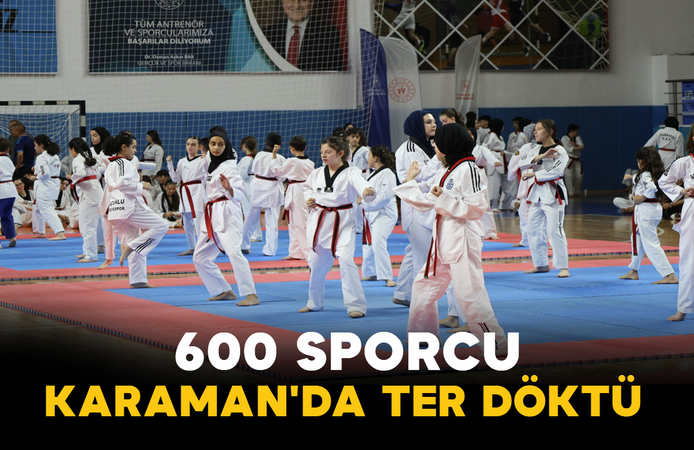 600 Sporcu Karaman'da Ter Döktü