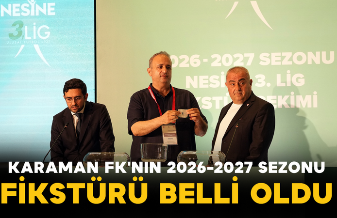 Karaman FK'nın 2026-2027 Sezonu Fikstürü Belli Oldu