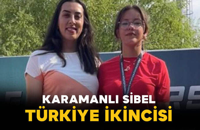 Karamanlı Sibel Türkiye İkincisi