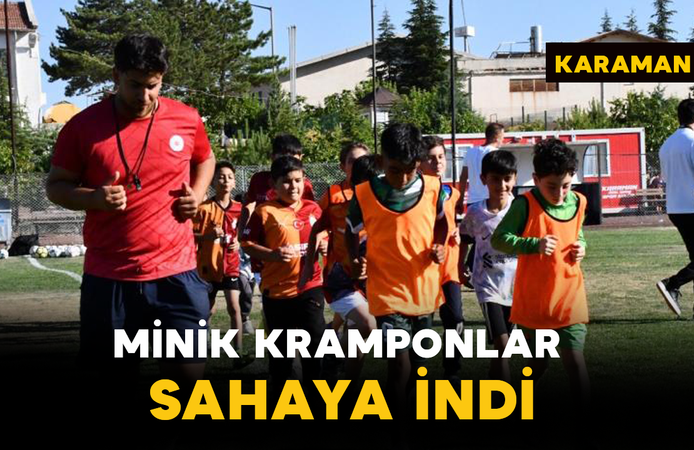 Minik Kramponlar Sahaya İndi