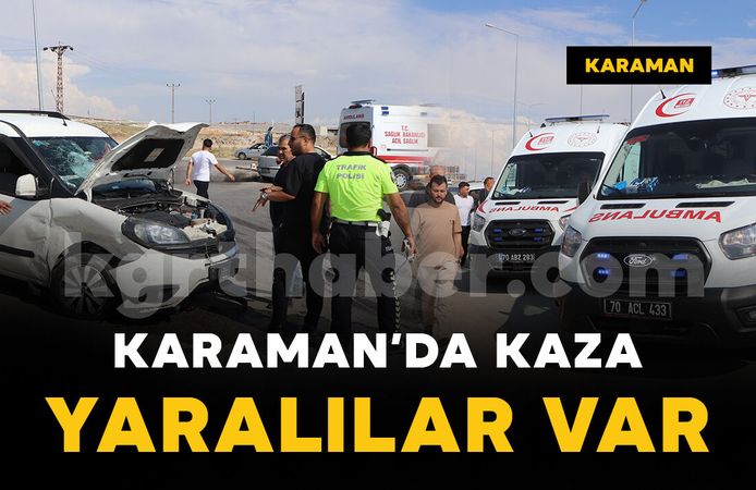 Tekmarsan Sanayi kavşağında kaza: yaralılar var