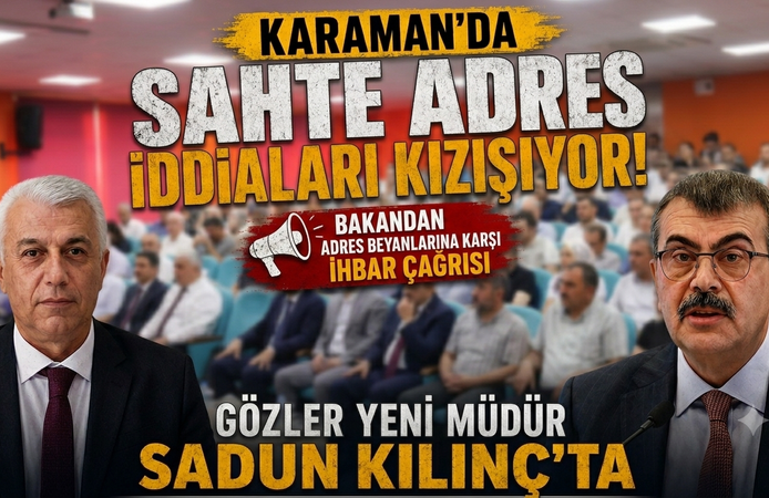 Bakan Tekin'e Rağmen Karaman’da Akraba Adresi Oyununa Müdür Dur Diyecek mi?