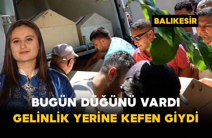 Düğün Günü Gelinlik Yerine Kefen Giydi