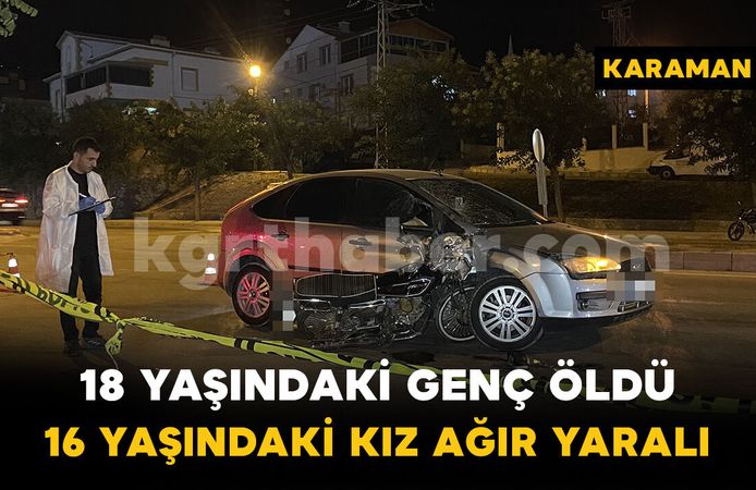 Feci kazadan acı haber geldi: genç sürücü öldü, genç kız yaşam savaşı veriyor
