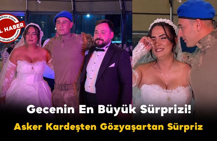 Karaman'da Asker Kardeşten Ablaya Gözyaşartan Sürpriz